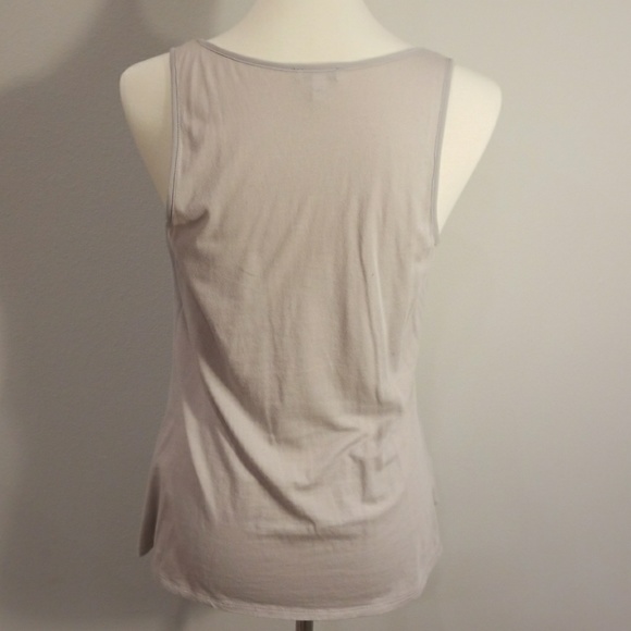 EXPRESS Grey Sequin Top - Picture 2 of 3